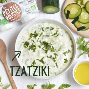Recette tzatziki Coco vegan au brassé végétal bio