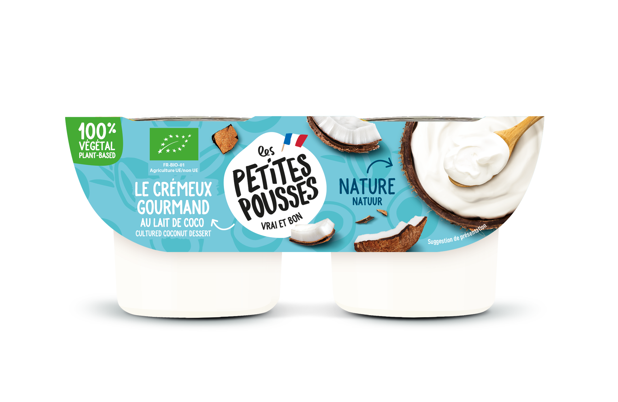 Vrai faux yaourt lait de coco nature