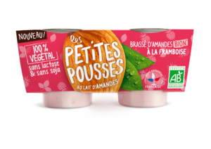 Vrai Faux Yaourt végétal amande framboise