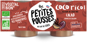 Dessert sans lactose coco cacao yaourt végétale