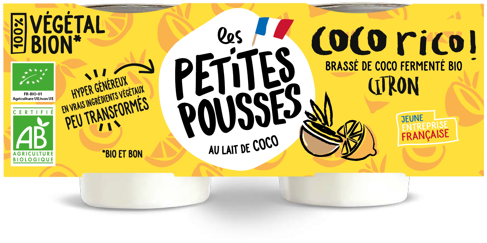 Brassé végétal au lait de coco & citron