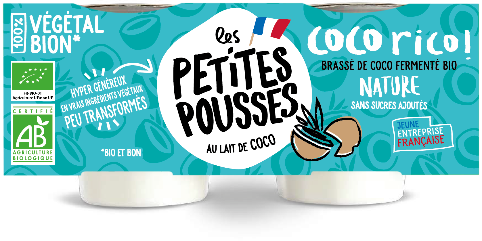 Brassé végétal coco nature bio