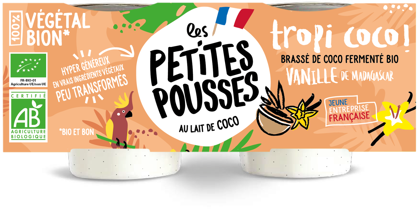 Brassé végétal au lait de coco & vanille