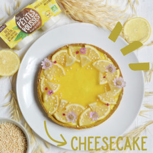 Recette cheesecake au citron 100% végétale bio sans lactose