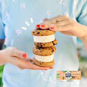 nice cream cookies sandwich