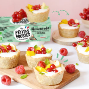 Recette tartelettes vegan au brassé végétal bio
